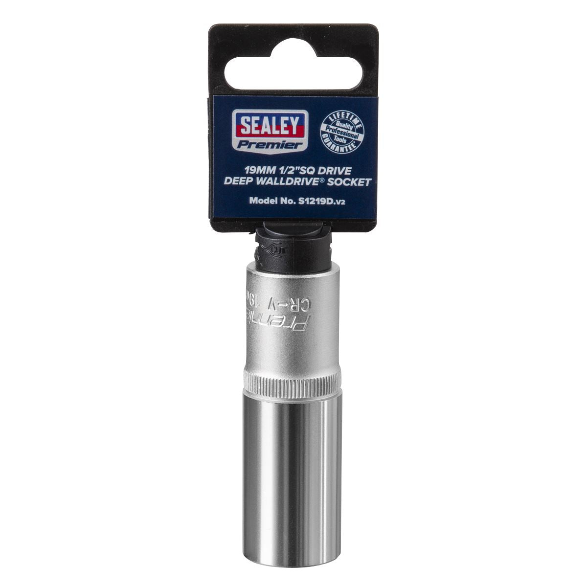 Sealey S1219D WallDrive® Socket 19mm Deep 1/2"Sq Drive