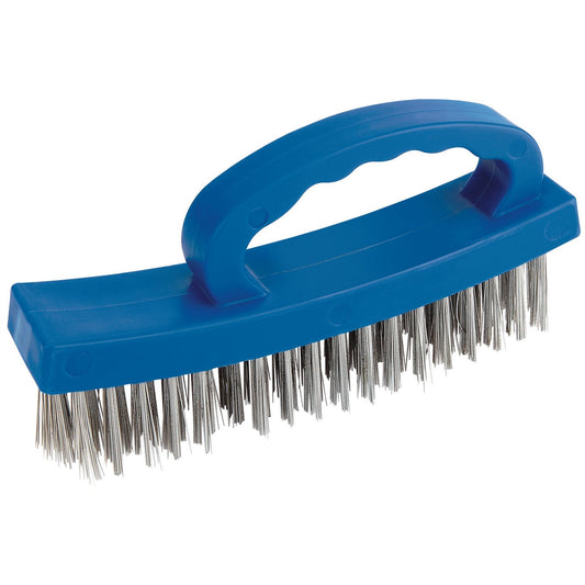 Draper 31077 D-Handle Wire Brush 160mm