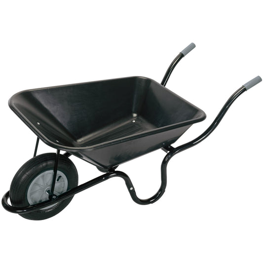 Draper 17993 Heavy Duty Plastic Tray Contractors Wheelbarrow 85L