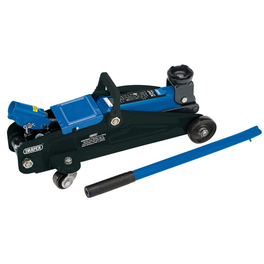 Draper 54635 Trolley Jack with Carry Case 2 Tonne