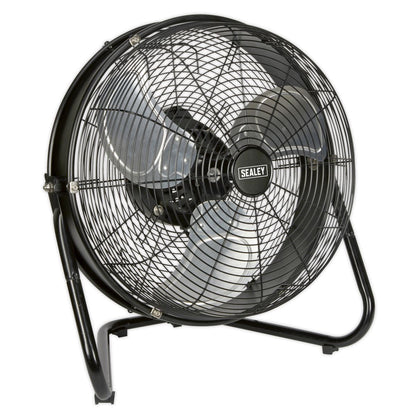 Sealey HVF18IS Industrial High Velocity Floor Fan with Internal Oscillation 18"