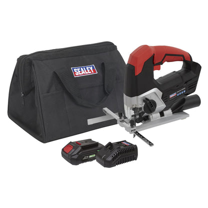 Sealey CP20VJSKIT1 Cordless Jigsaw Kit 20V 2Ah SV20 Series