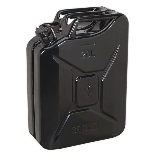 Sealey JC20B Jerry Can 20L - Black