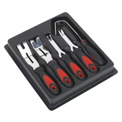 Sealey RT006 Door Panel & Trim Clip Removal Tool Set 5pc