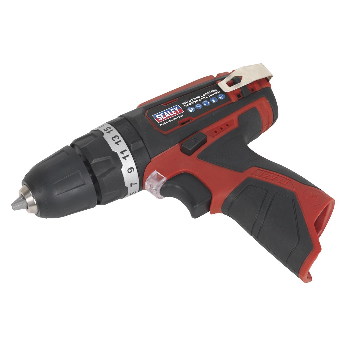 Sealey CP1201 Cordless Combi Drill Ø10mm 12V SV12 Series - Body Only