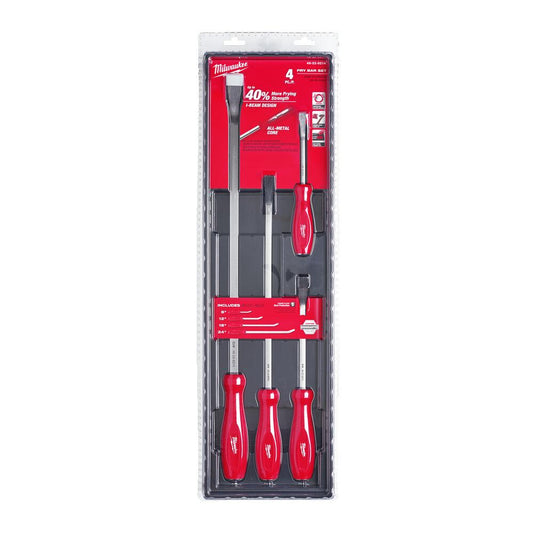 Milwaukee 4 Piece Pry Bar Set 48229214