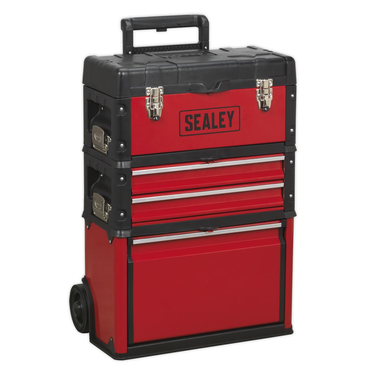 Sealey AP548 Mobile Steel/Composite Toolbox - 3 Compartment