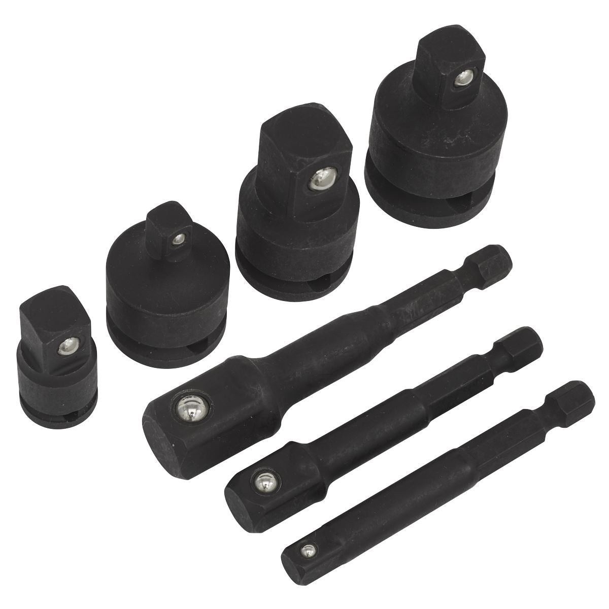 Sealey AK5522 Impact Socket Adaptor Set 7pc