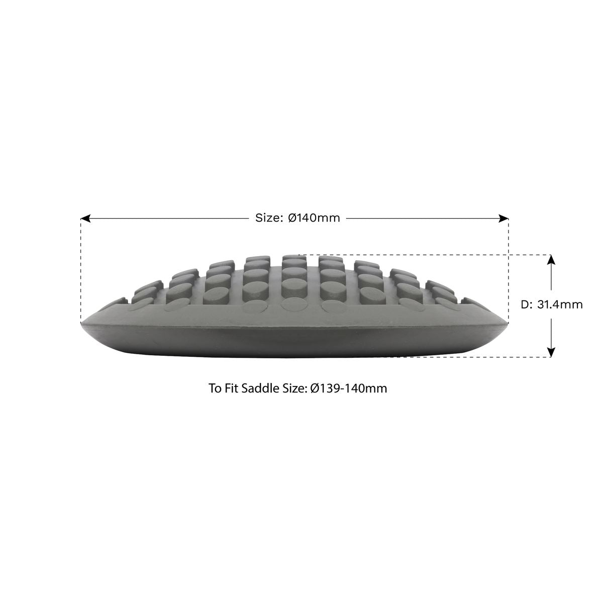 Sealey JP03 Safety Rubber Jack Pad - Type C