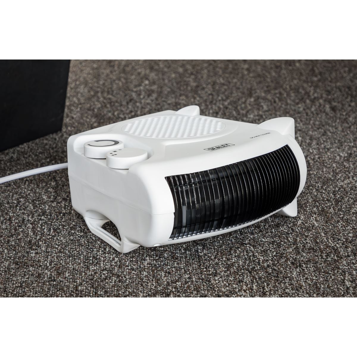 Sealey FH2010 Fan Heater 2000W/230V 2 Heat Settings & Thermostat