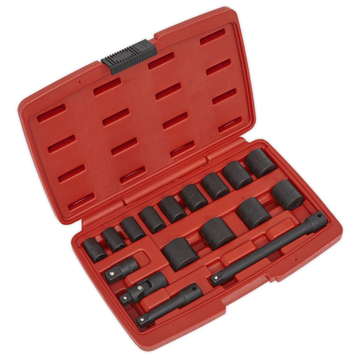 Sealey AK68217 Impact Socket Set 17pc 3/8"Sq Drive Metric