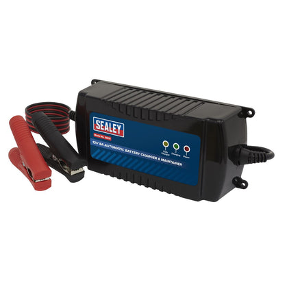 Sealey SBC8 Battery Maintainer Charger 12V 8A Fully Automatic-McCormickTools