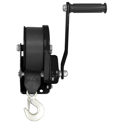 Sealey GWW1200B Geared Hand Winch with Brake & Webbing 540kg Capacity-McCormickTools