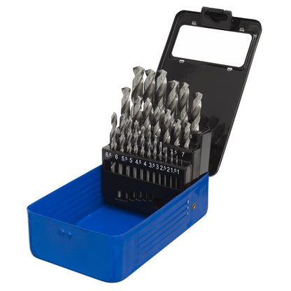 Sealey AK47251 HSS Split Point Fully Ground Drill Bit Set 25pc Metric