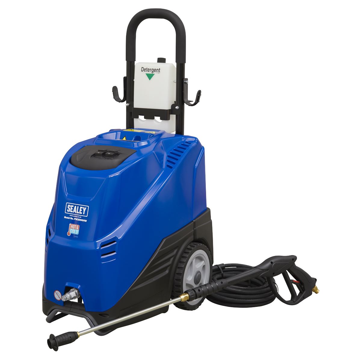 Sealey PW2000HW Hot Water Pressure Washer 135bar 230V