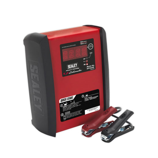 Sealey SPI1224S Intelligent Speed Charge Battery Charger/Maintainer 12V 15A/24V 10A