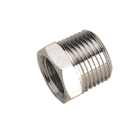 Sealey SA1/3814F Adaptor 3/8"BSPT Male to 1/4"BSP Female