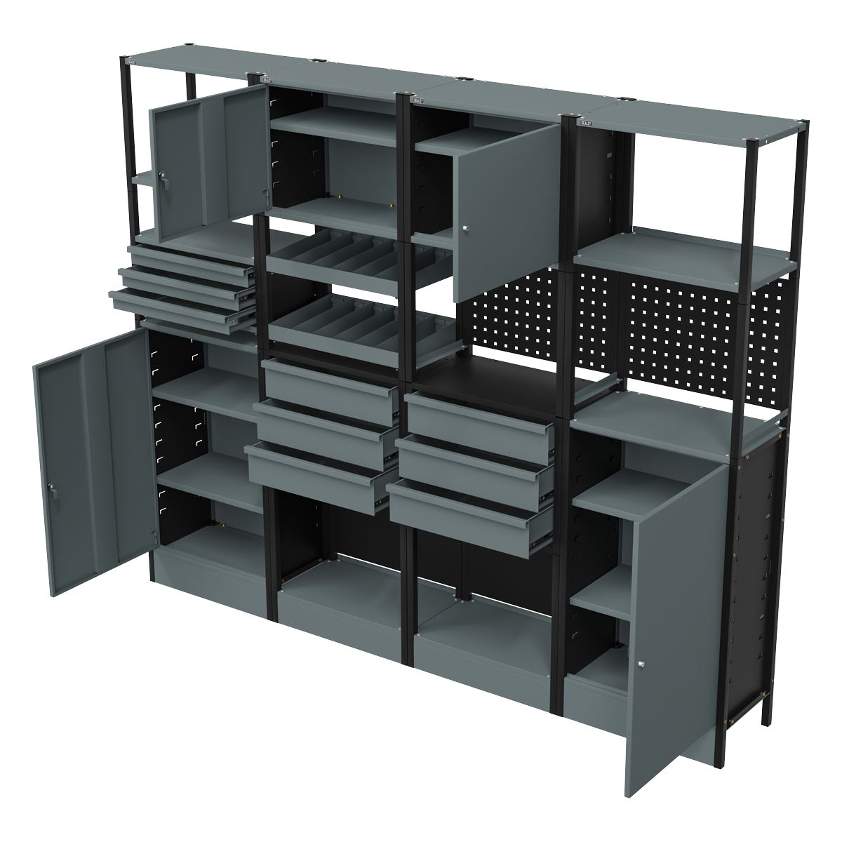 Sealey APMRSTACK2 Modular Racking System Combo 2.32m