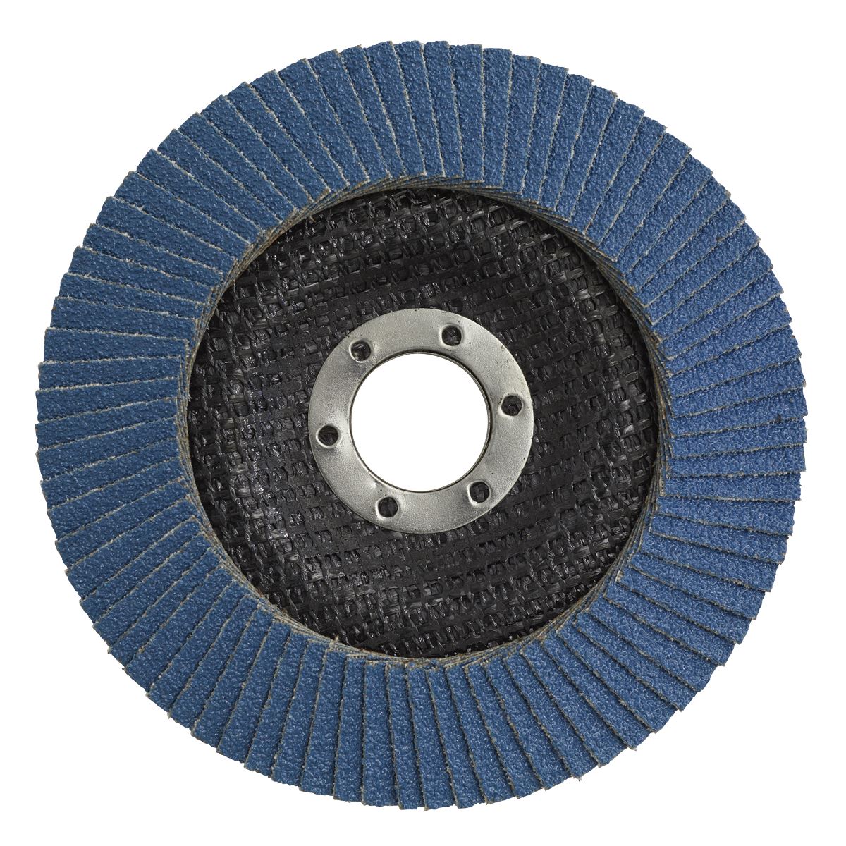 Sealey FD12580 Flap Disc Zirconium Ø125mm Ø22mm Bore 80Grit