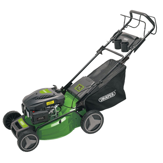 Draper 08673 Self-Propelled Petrol Lawn Mower with Mulching 510mm 173cc/4.4HP