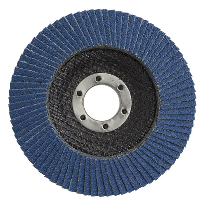 Sealey FD11512010 120Grit Flap Discs Zirconium Ø115mm Ø22mm Bore - Pack of 10