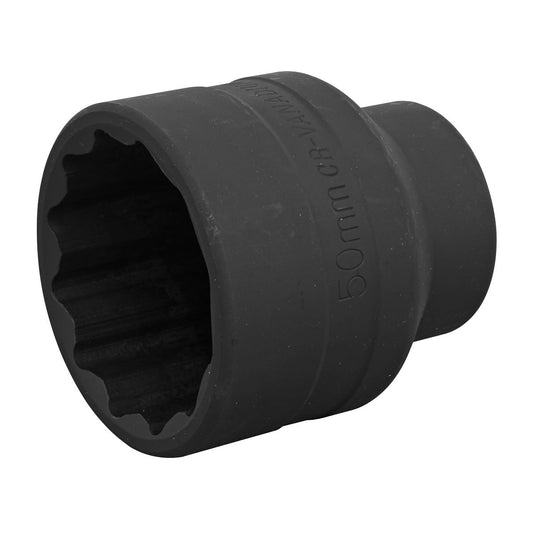 Sealey SX014 Impact Socket 50mm Bi-Hex 3/4"Sq Drive