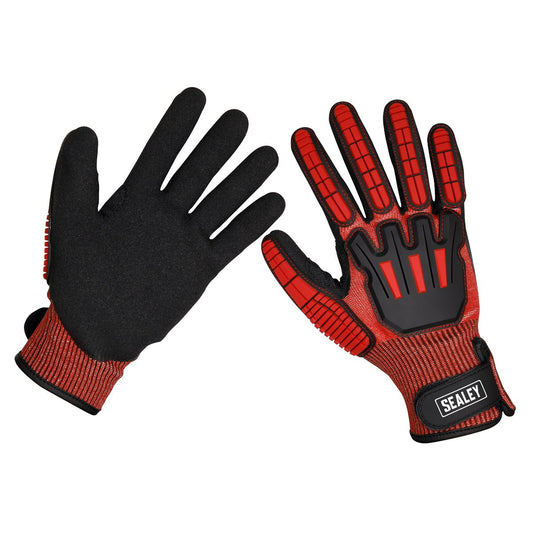 Sealey SSP38L Cut & Impact Resistant Gloves - Large - Pair