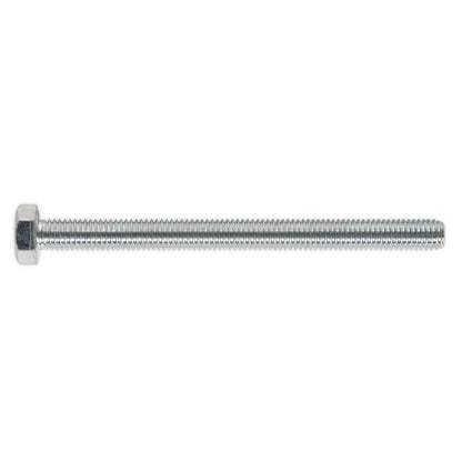 Sealey SS8100 HT Setscrew M8 x 100mm 8.8 Zinc Pack of 25