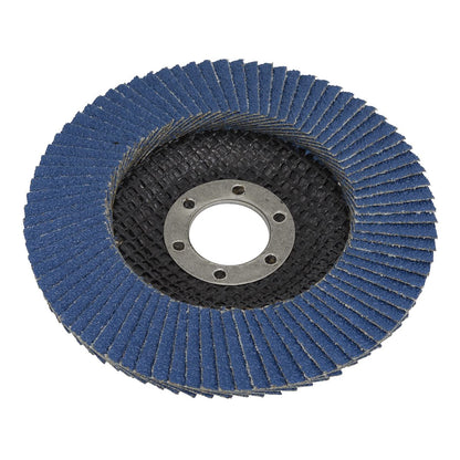 Sealey FD11512010 120Grit Flap Discs Zirconium Ø115mm Ø22mm Bore - Pack of 10