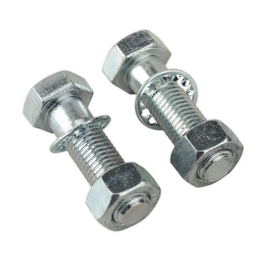 Sealey TB27 Tow-Ball Bolts & Nuts M16 x 55mm Pack of 2