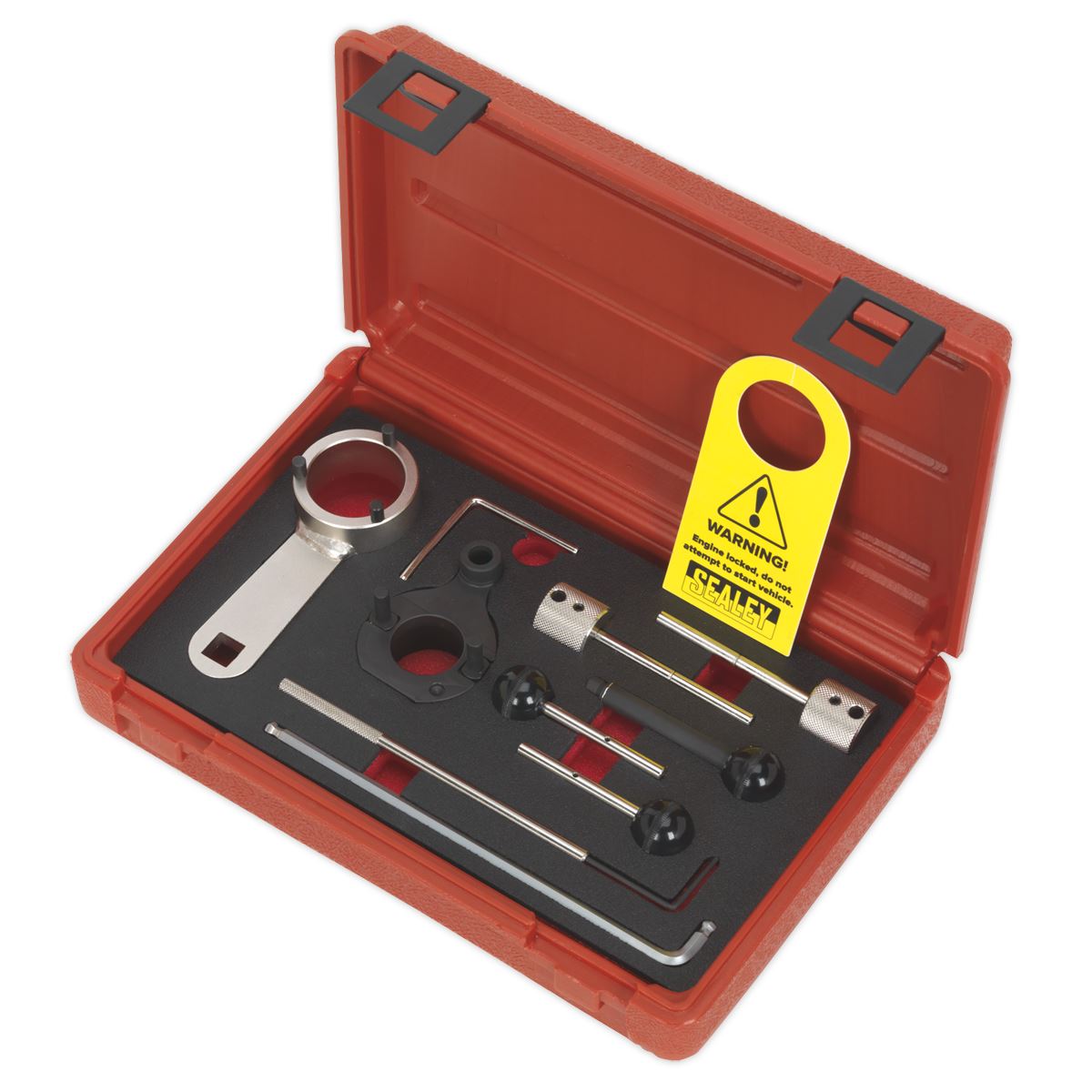 Sealey VSE6281 Diesel Engine Timing Tool Kit - for VAG 1.4D/1.6D/2.0D Belt Drive