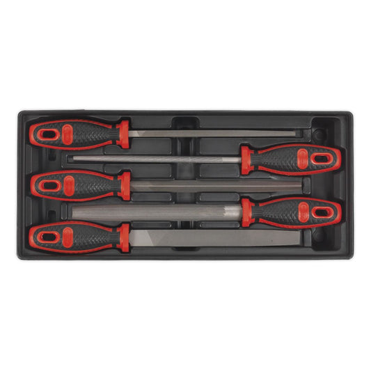 Sealey TBT09 Tool Tray with Engineer’s File Set 5pc