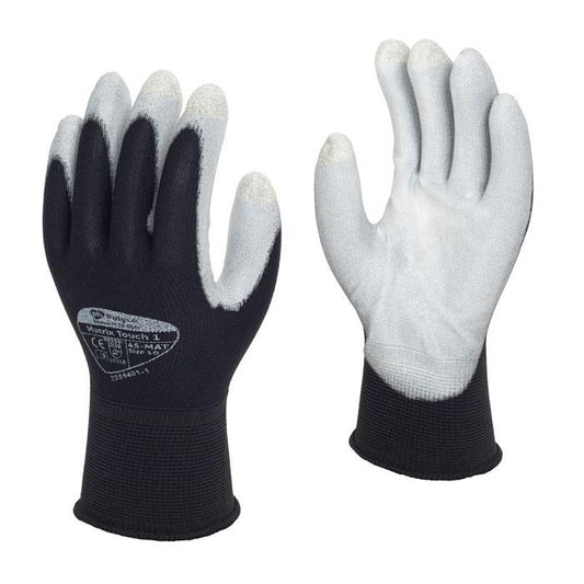 Polyco Matrix Touch 1 PU Coated Touchscreen Work Gloves 45-MAT