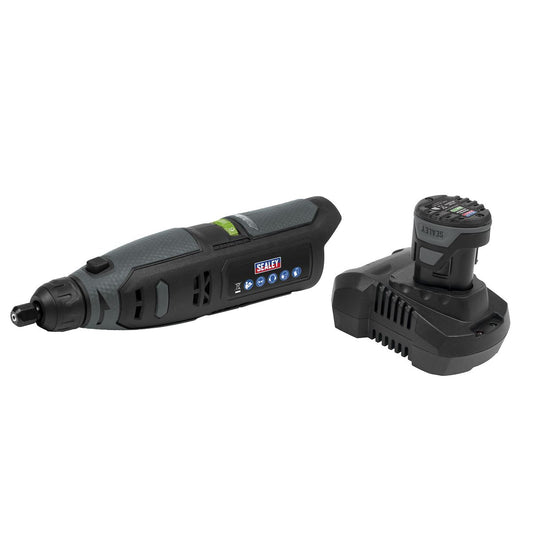 Sealey CP108VMG Cordless Multipurpose Mini Grinder Kit 10.8V 2Ah SV10.8 Series