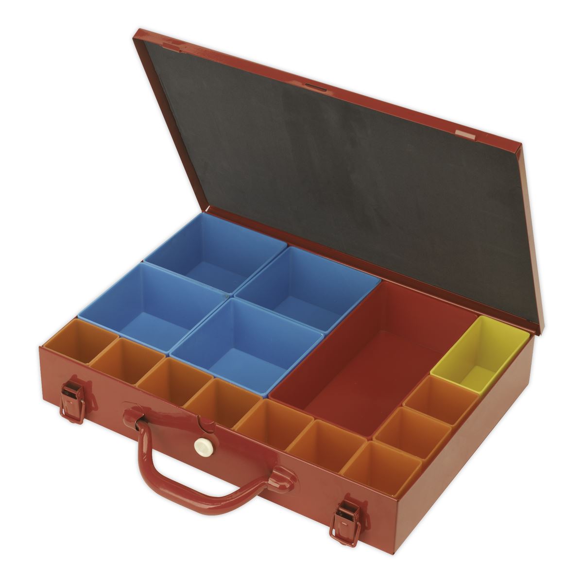 Sealey APMC15 Metal Case with 15 Storage Bins