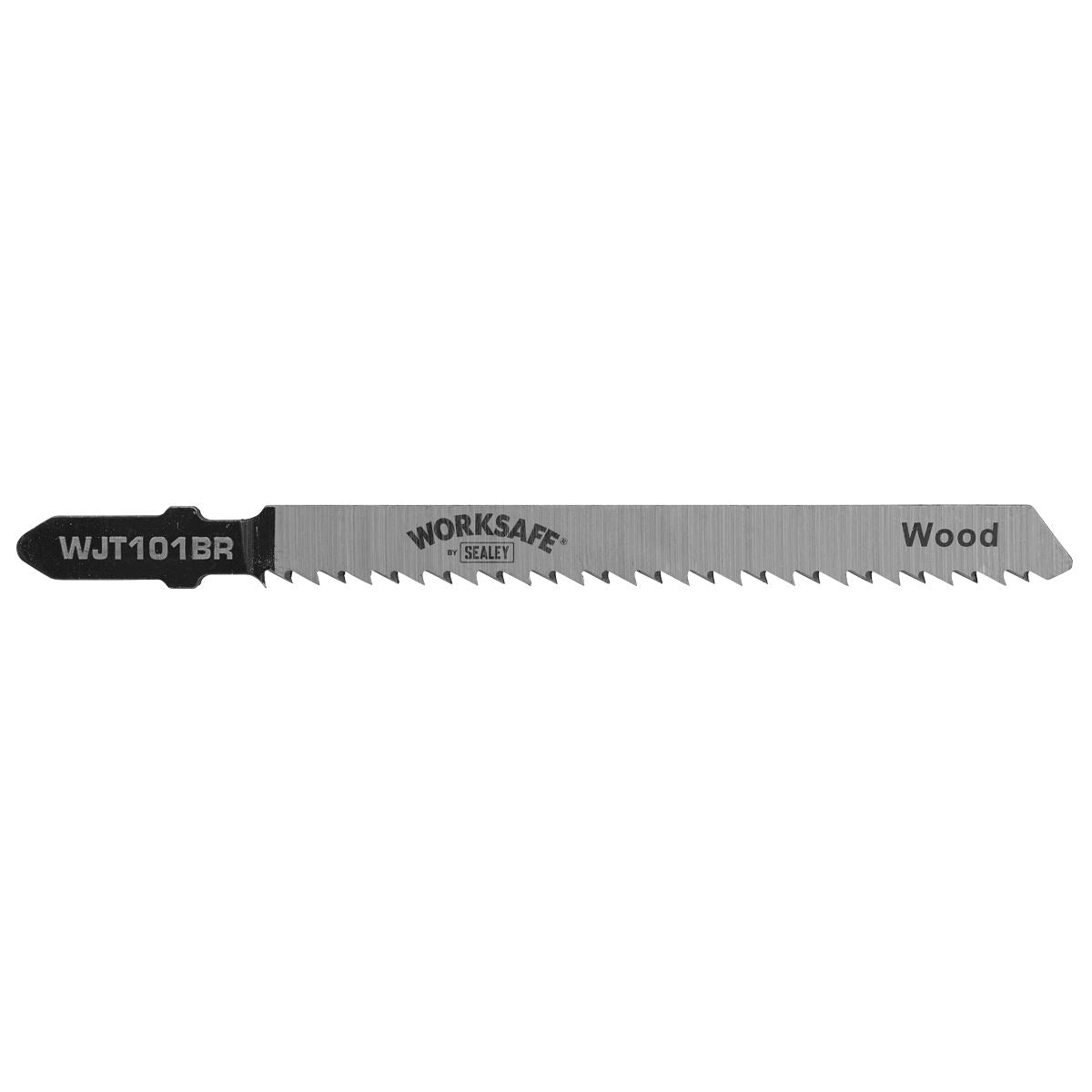 Sealey WJT101BR Jigsaw Blade Wood & Plastics 75mm 10tpi - Pack of 5