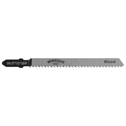 Sealey WJT101BR Jigsaw Blade Wood & Plastics 75mm 10tpi - Pack of 5