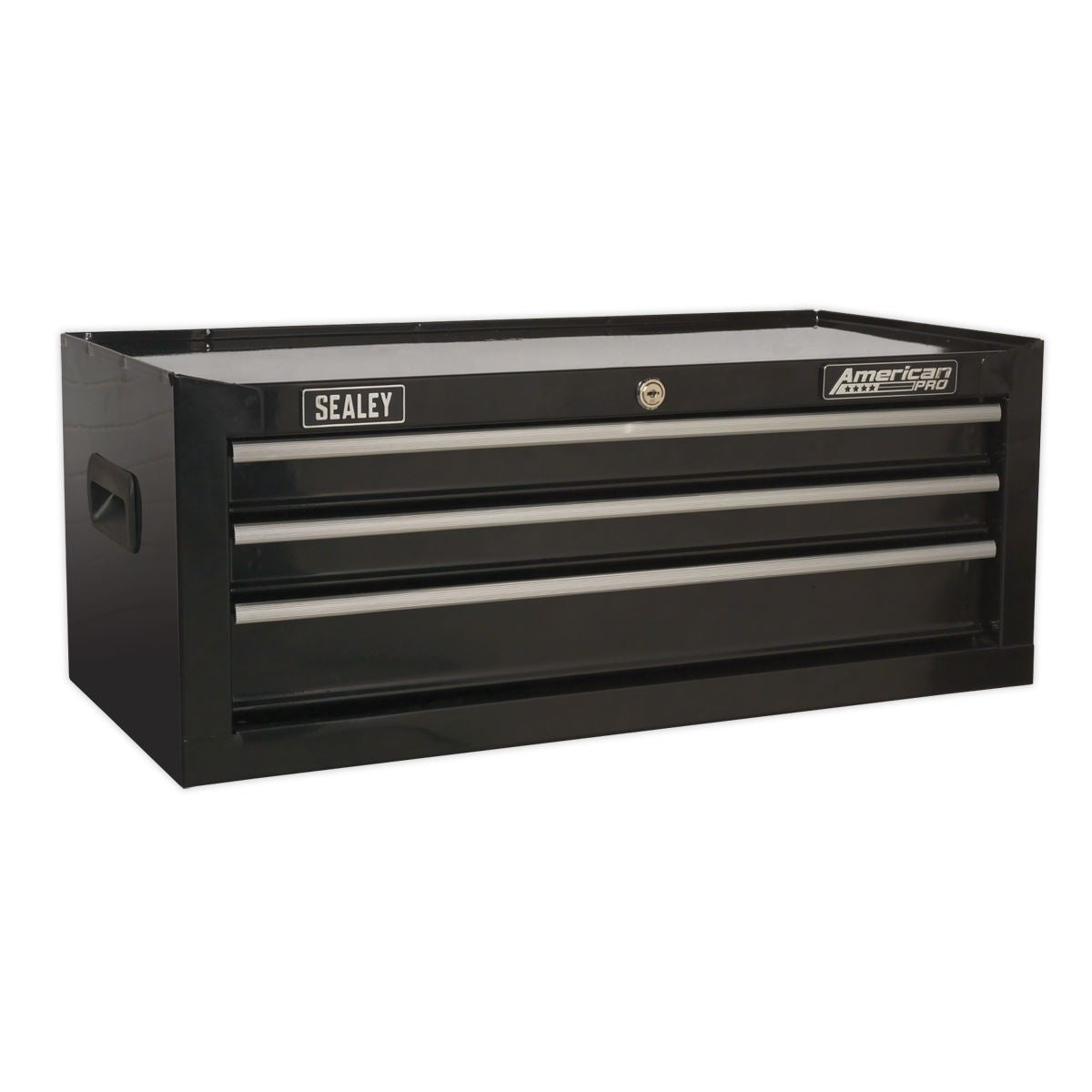 Sealey AP223B Mid-Box Tool Chest 3 Drawer with Ball-Bearing Slides - Black