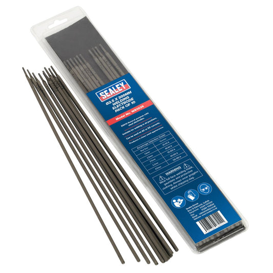 Sealey WE1025 Welding Electrode Ø2.5 x 300mm Pack of 10