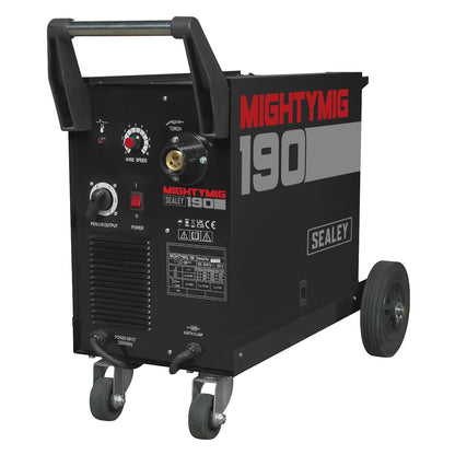 Sealey MIGHTYMIG190 Professional Gas/Gasless MIG Welder 190A with Euro Torch