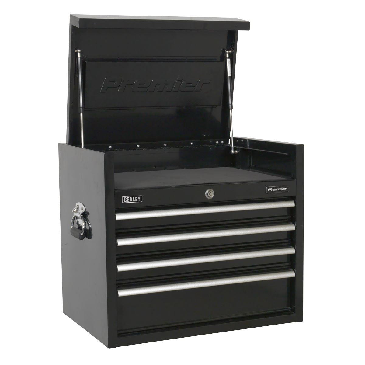 Sealey PTB66004 Topchest 4 Drawer 660mm Heavy-Duty Black