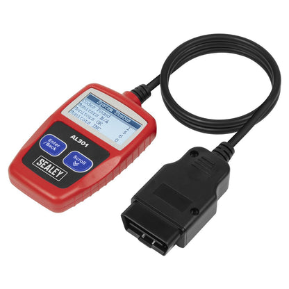 Sealey AL301 Car Fault Code Reader Diagnostic Tool EOBD/OBDII