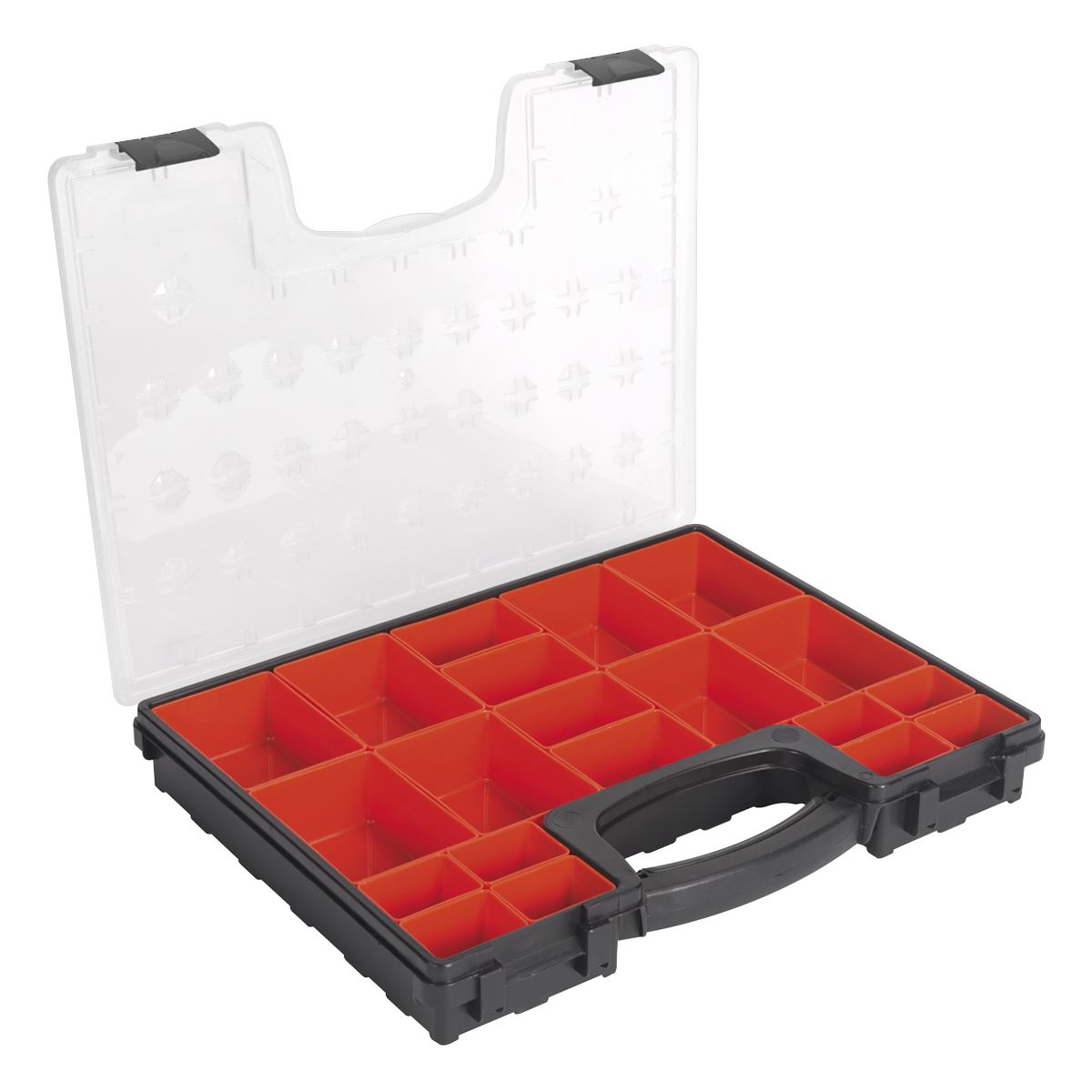 Sealey APAS2R Parts Storage Case with 20 Removable Compartments