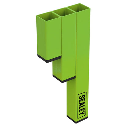 Sealey APCTHHV Magnetic Cable Tie Holder - Hi-Vis Green