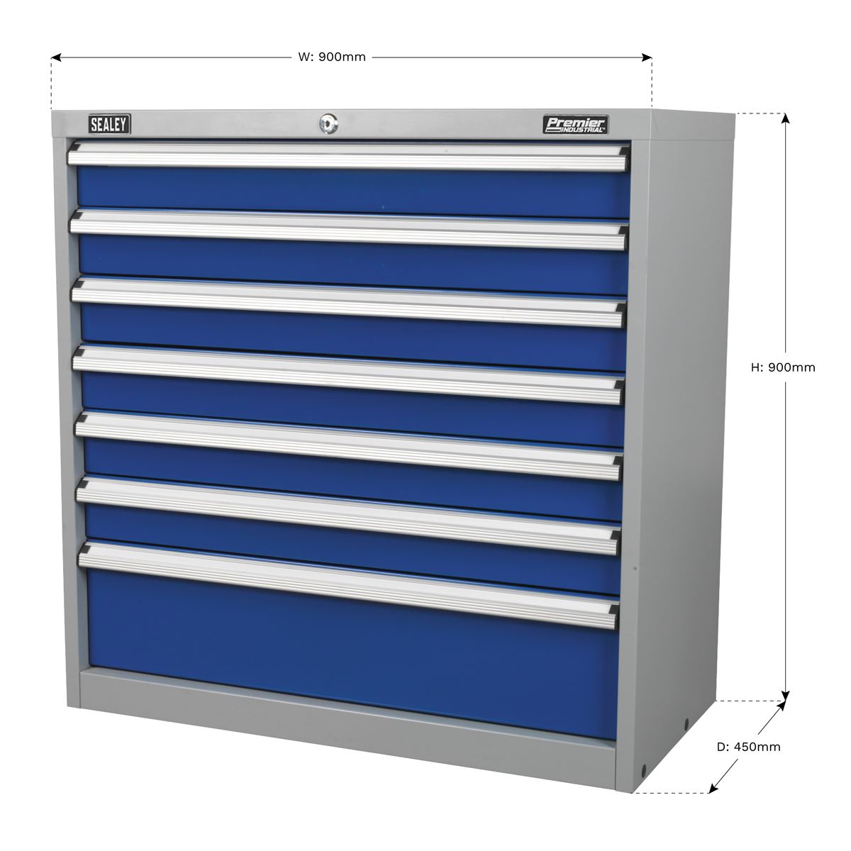 Sealey API9007 Industrial Cabinet 7 Drawer