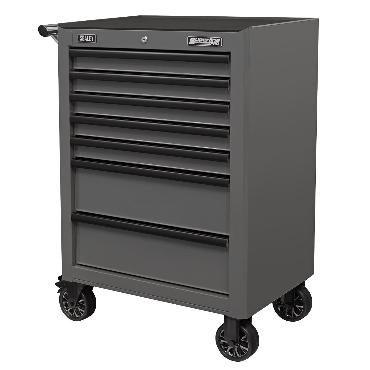 Sealey AP26479TG Rollcab 7 Drawer with Ball-Bearing Slides - Grey/Black