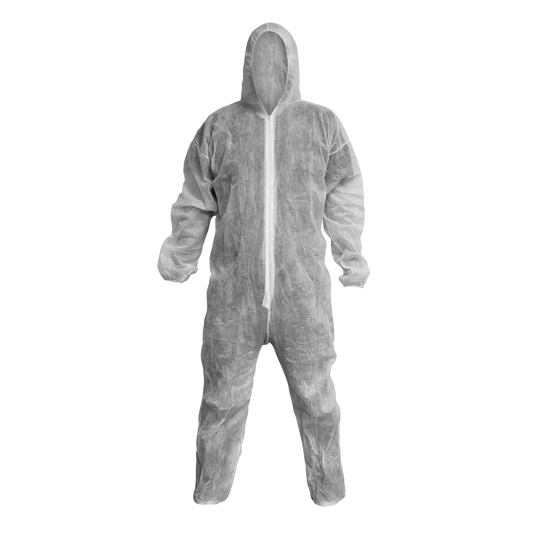 Sealey 9601L Disposable Coverall White - Large