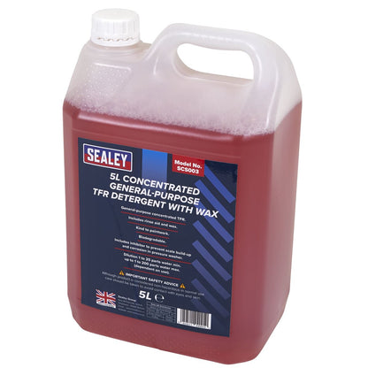 Sealey SCS003 TFR Detergent with Wax Concentrated 5L