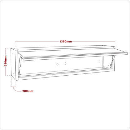 Sealey APMS68 Modular Wall Cabinet 1360mm