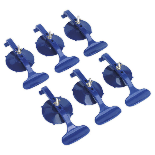 Sealey RE006 Suction Clamp Set 6pc